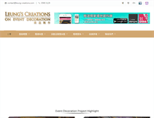 Tablet Screenshot of leung-creations.com